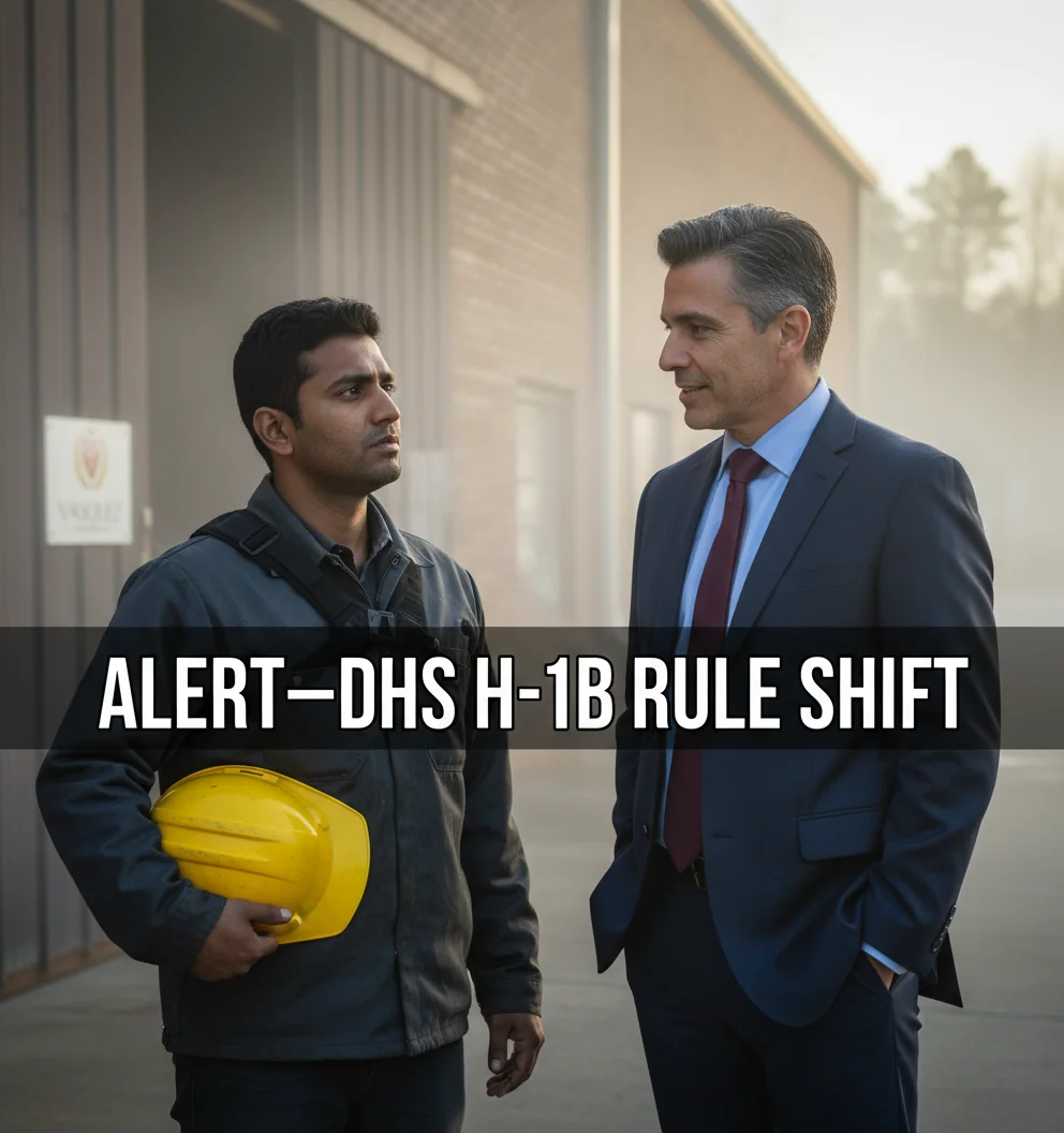 workers compensation lawyer NC: ALERT—DHS H-1B Rule Shift